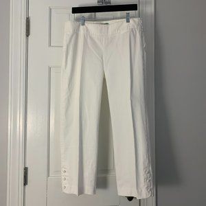 Like New, White Lilly Pulitzer Palm Beach Fit Cropped Pants, Sz 10